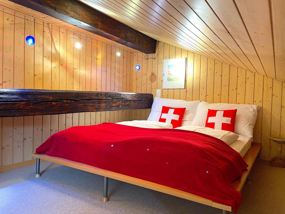 Swisshut Stunning Views Alps Lake - Chalet Erli Darligen Экстерьер фото