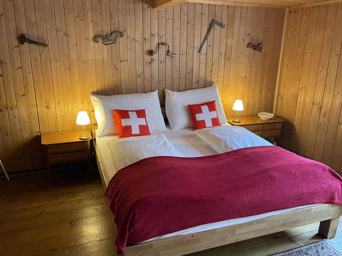 Swisshut Stunning Views Alps Lake - Chalet Erli Darligen Экстерьер фото