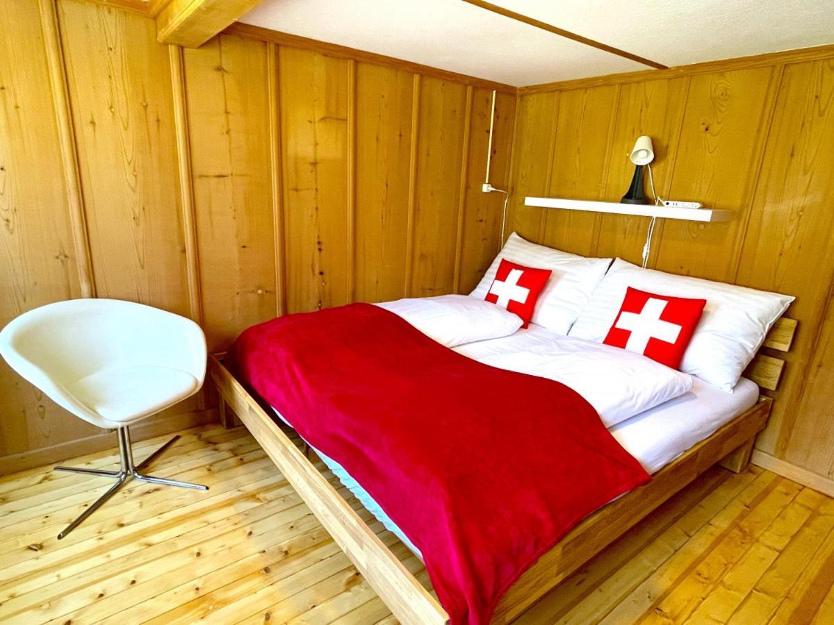 Swisshut Stunning Views Alps Lake - Chalet Erli Darligen Экстерьер фото